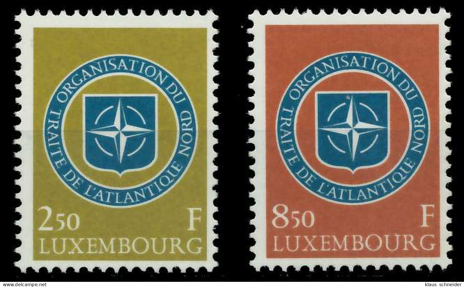 LUXEMBURG 1959 Nr 604-605 Postfrisch SAE43C6 - Ungebraucht