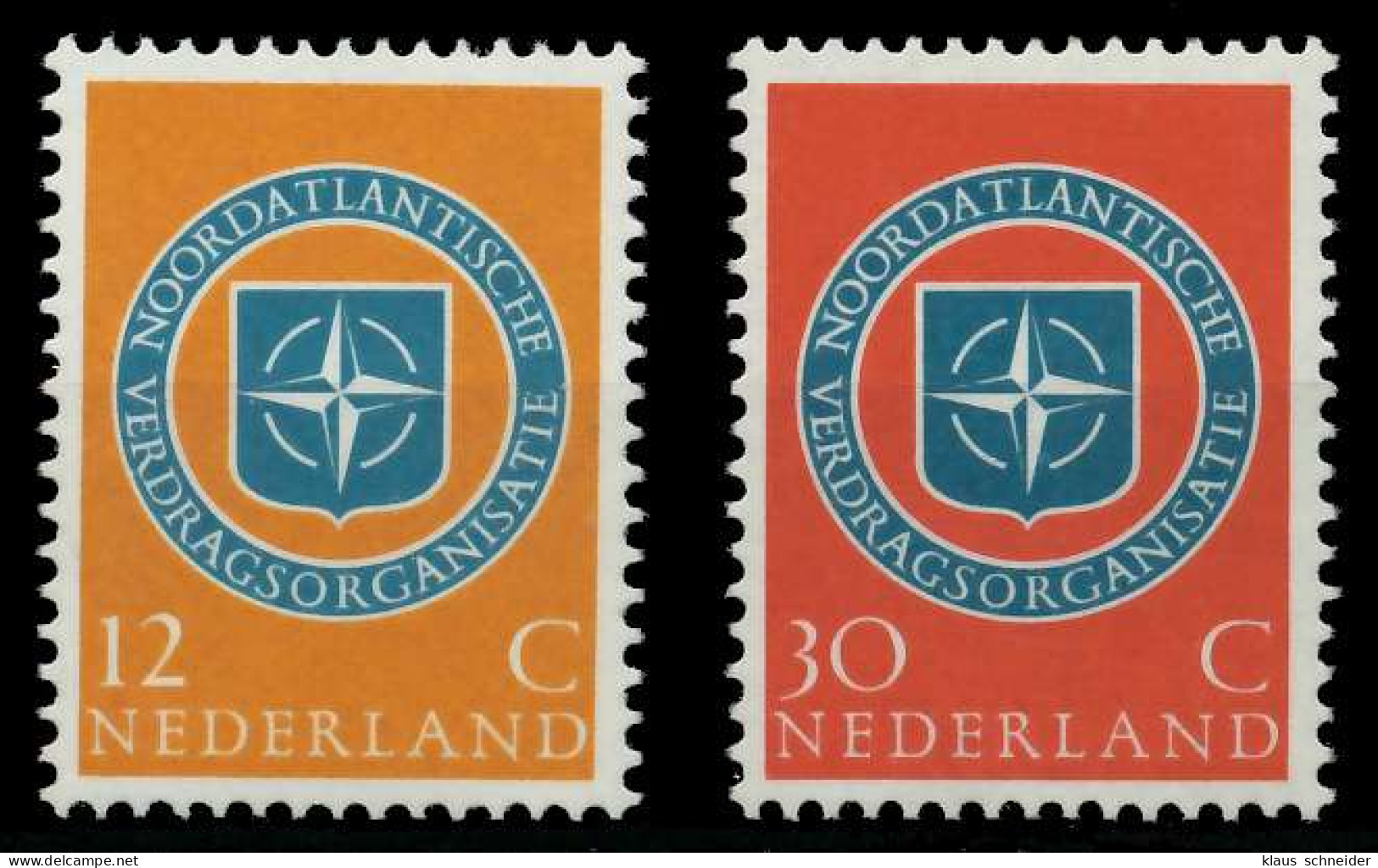 NIEDERLANDE 1959 Nr 728-729 Postfrisch SAE43E2 - Unused Stamps