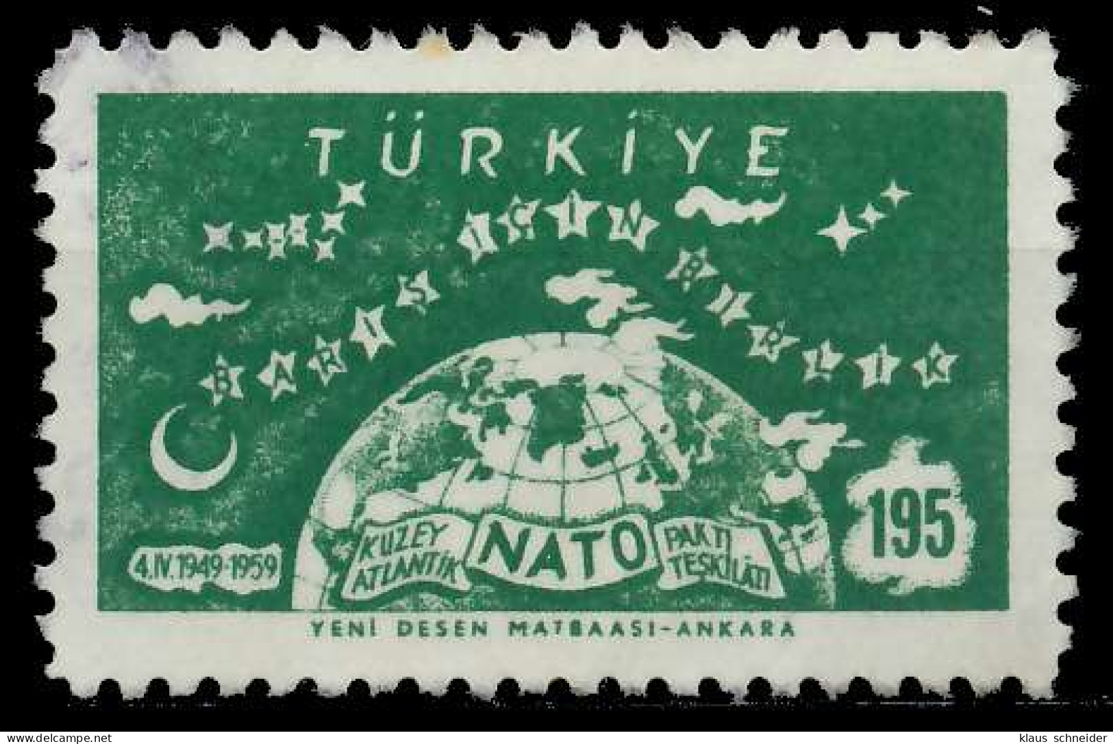 TÜRKEI 1959 Nr 1622 Gestempelt X05FC0A - Used Stamps