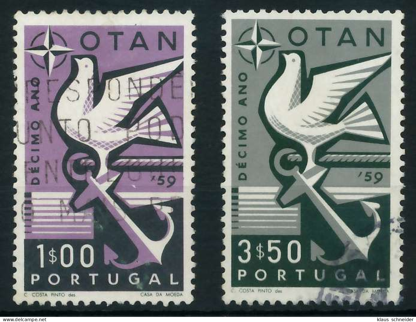 PORTUGAL 1960 Nr 878-879 Gestempelt X05FC36 - Used Stamps