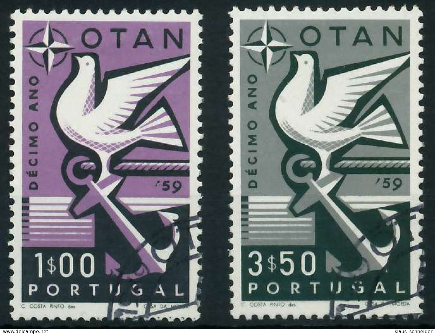 PORTUGAL 1960 Nr 878-879 Gestempelt X05FC46 - Gebraucht