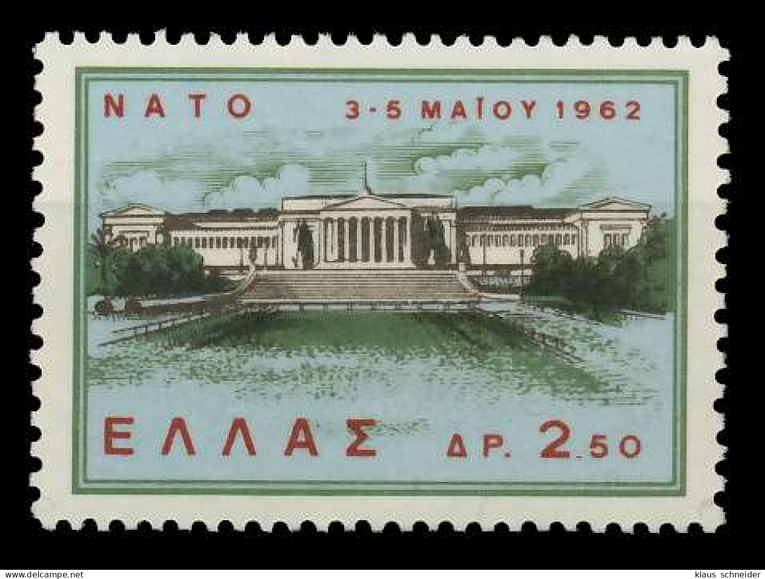GRIECHENLAND 1962 Nr 792 Postfrisch SAE447A - Unused Stamps