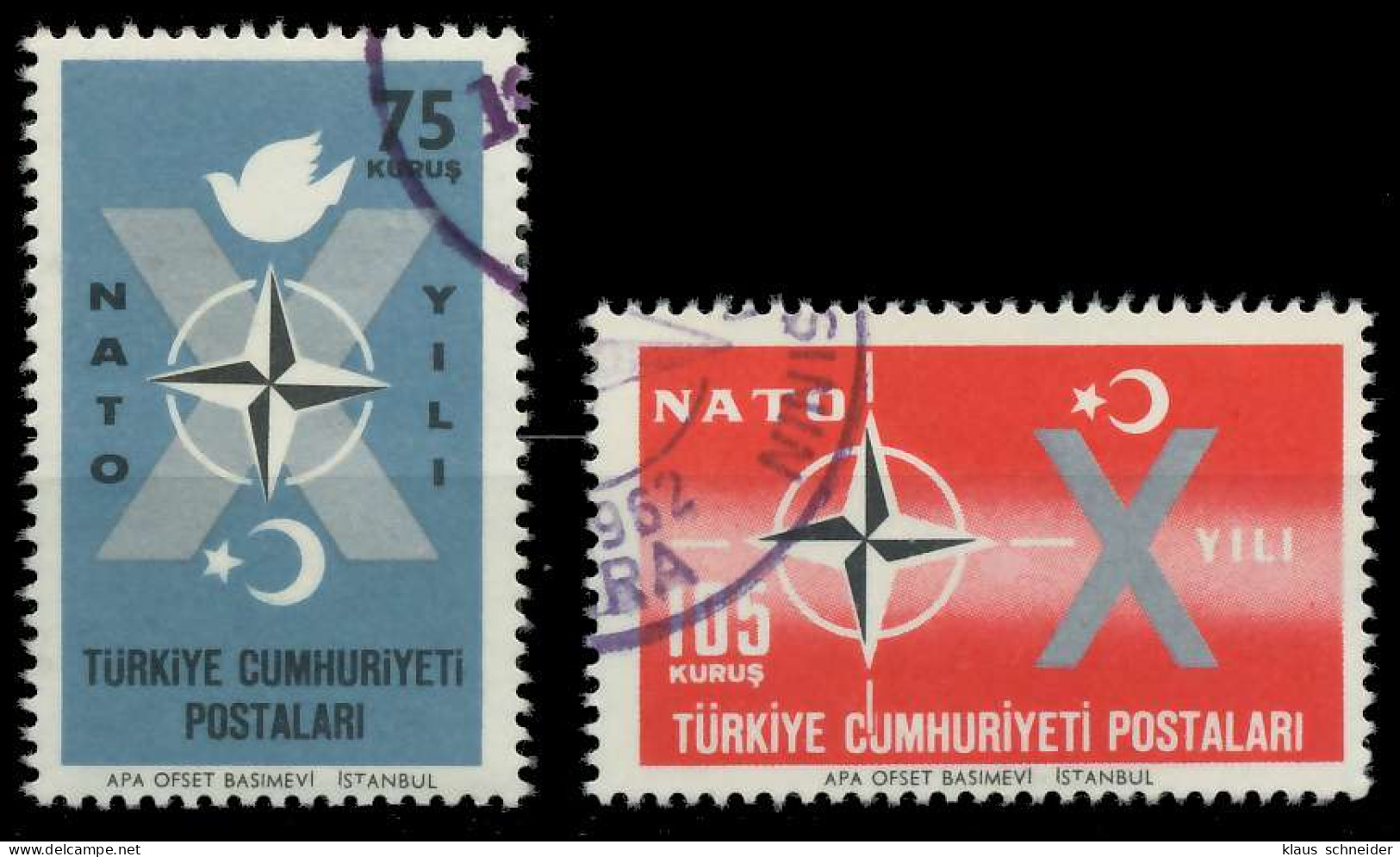 TÜRKEI 1962 Nr 1830-1831 Gestempelt X063C4E - Used Stamps