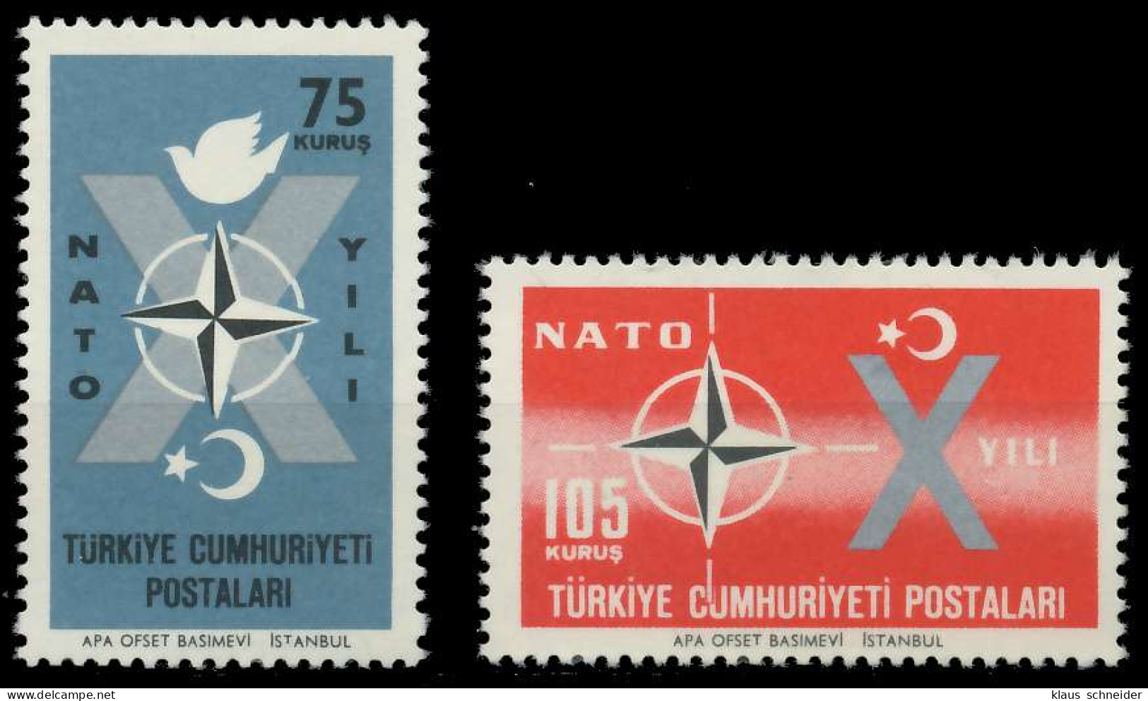 TÜRKEI 1962 Nr 1830-1831 Postfrisch X063C8A - Unused Stamps