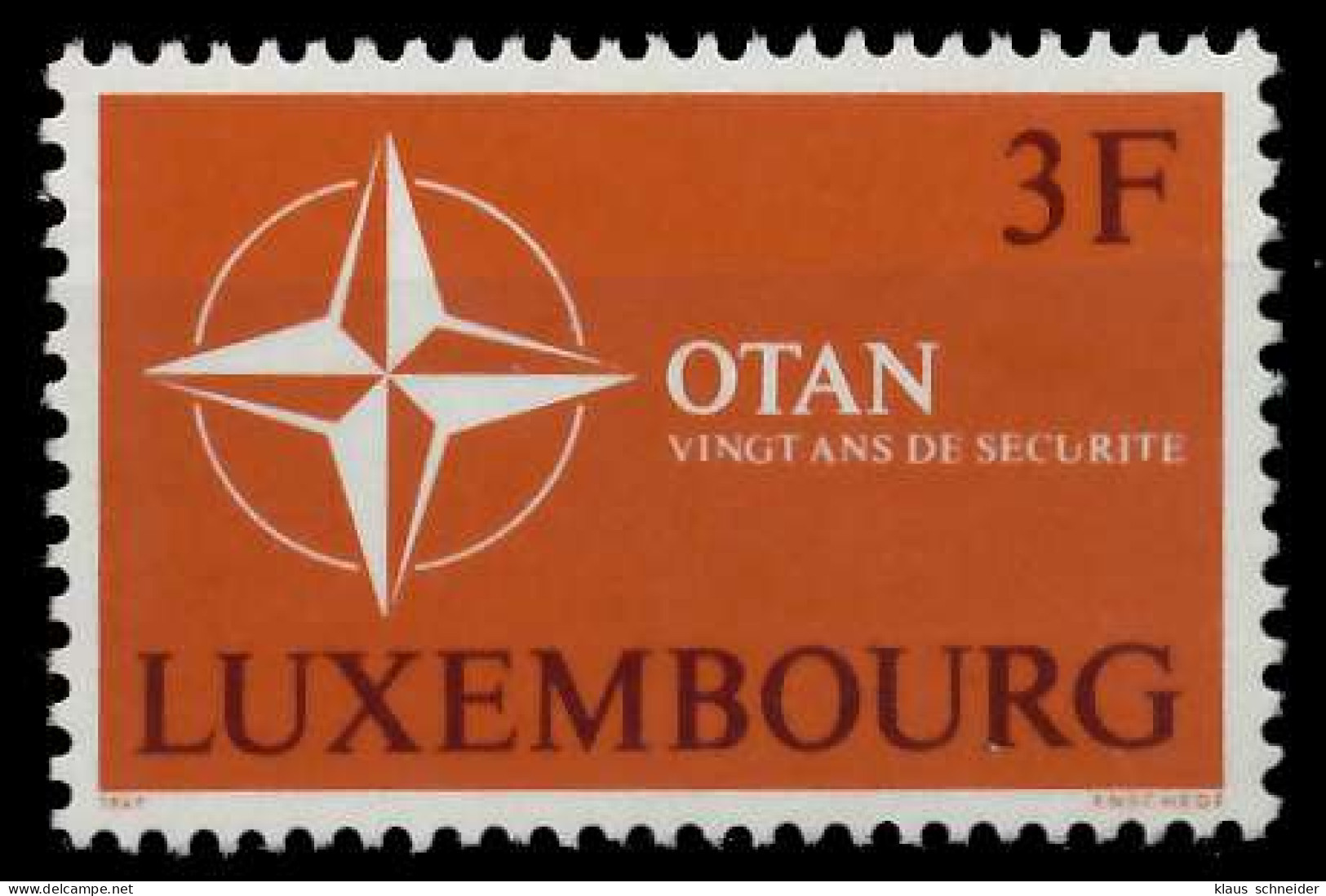 LUXEMBURG 1969 Nr 794 Postfrisch SAE9522 - Unused Stamps