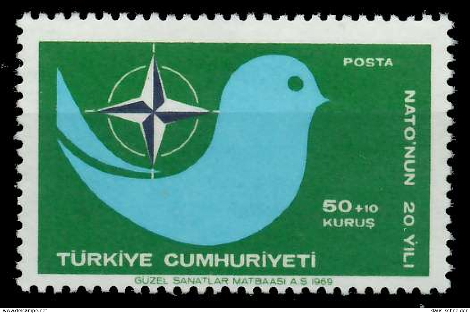 TÜRKEI 1969 Nr 2120 Postfrisch SAE9542 - Unused Stamps