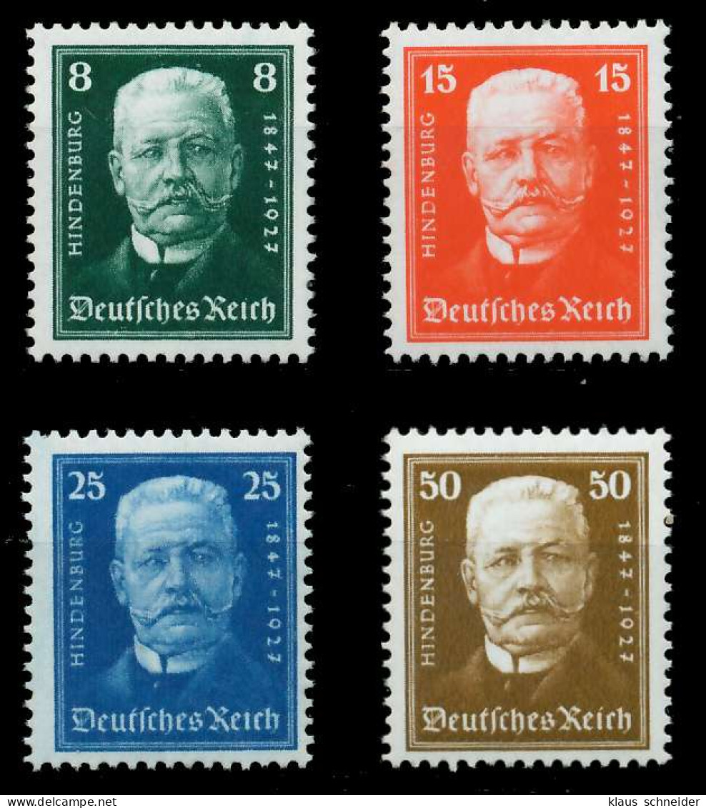 DEUTSCHES REICH 1927 Nr 403-406 Postfrisch X063EEE - Unused Stamps