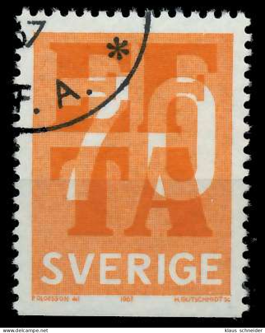 SCHWEDEN 1967 Nr 573Du Gestempelt X064372 - Oblitérés