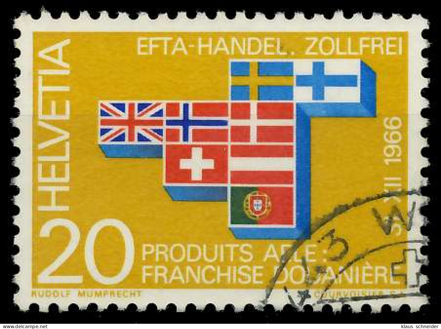 SCHWEIZ 1967 Nr 852 Gestempelt X0643A2 - Used Stamps