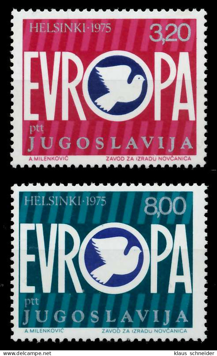 JUGOSLAWIEN 1975 Nr 1617-1618 Postfrisch X06A526 - Unused Stamps