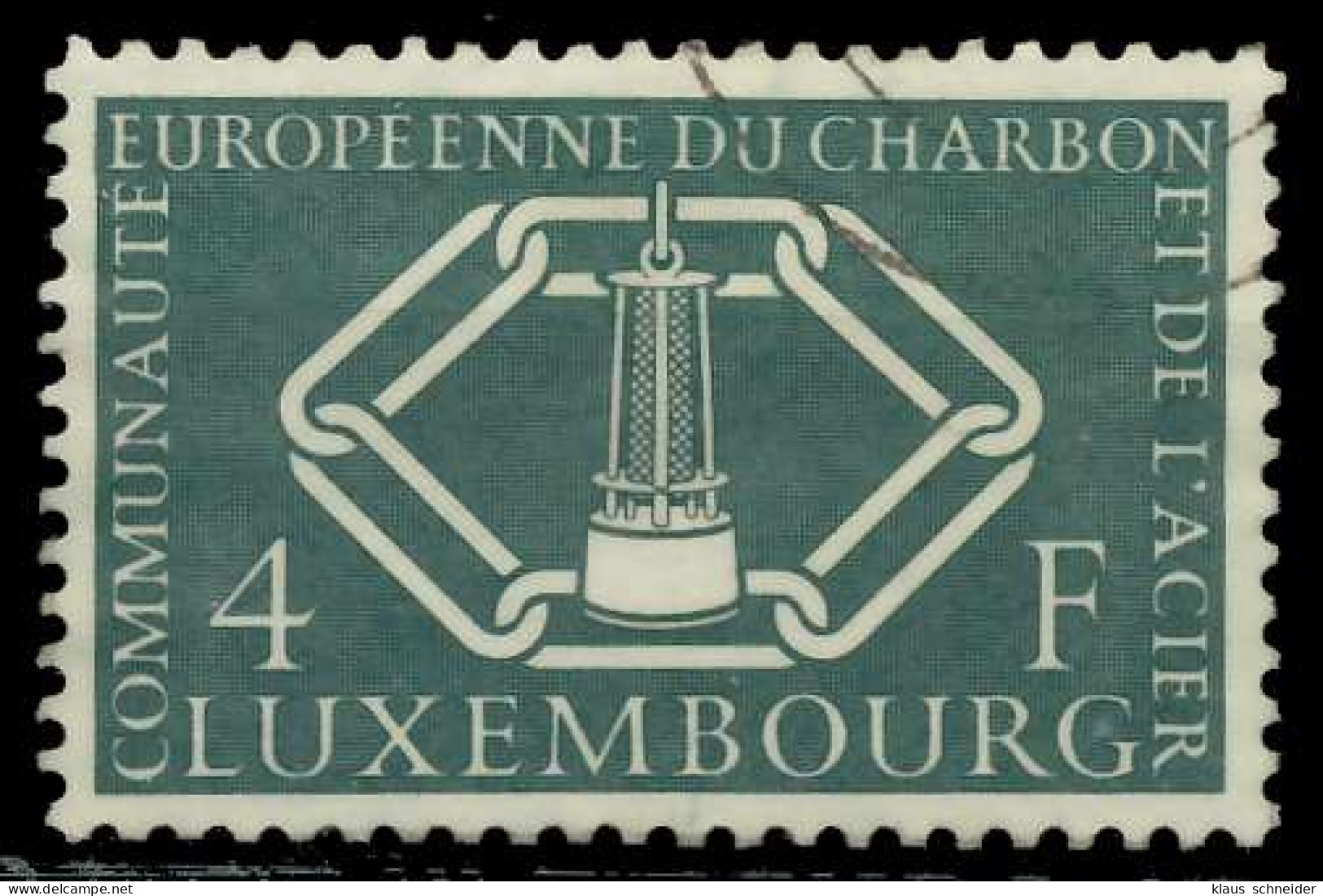 LUXEMBURG 1956 Nr 554 Gestempelt X06A89A - Used Stamps