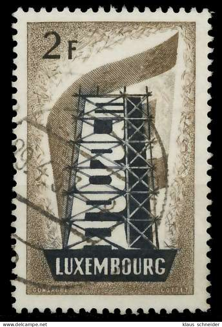 LUXEMBURG 1956 Nr 555 Gestempelt X06A8A6 - Used Stamps