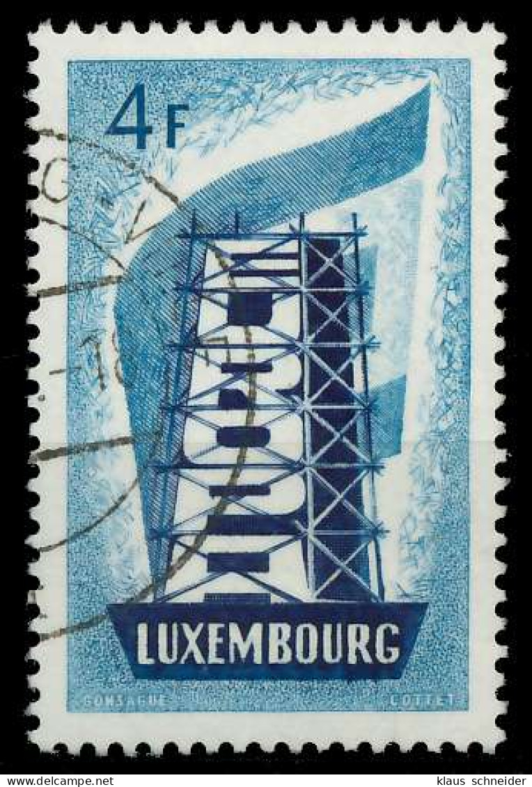 LUXEMBURG 1956 Nr 557 Gestempelt X06A8C2 - Used Stamps