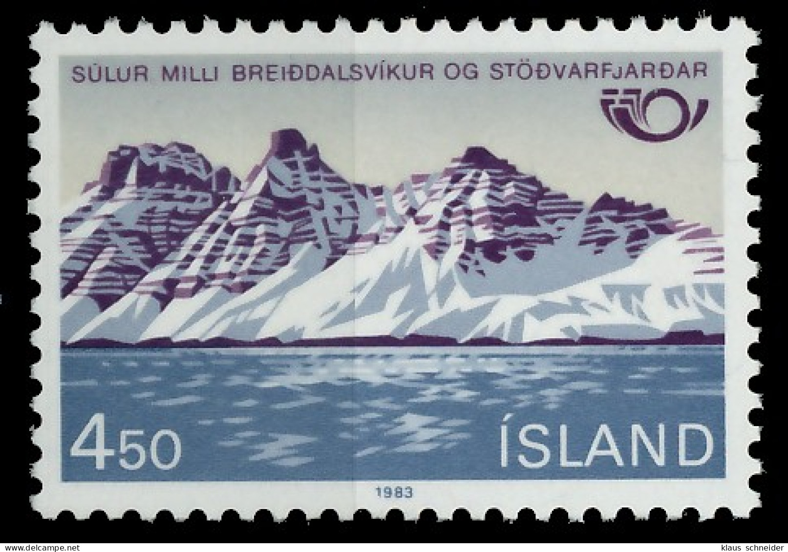 ISLAND 1983 Nr 596 Postfrisch SB0484A - Unused Stamps