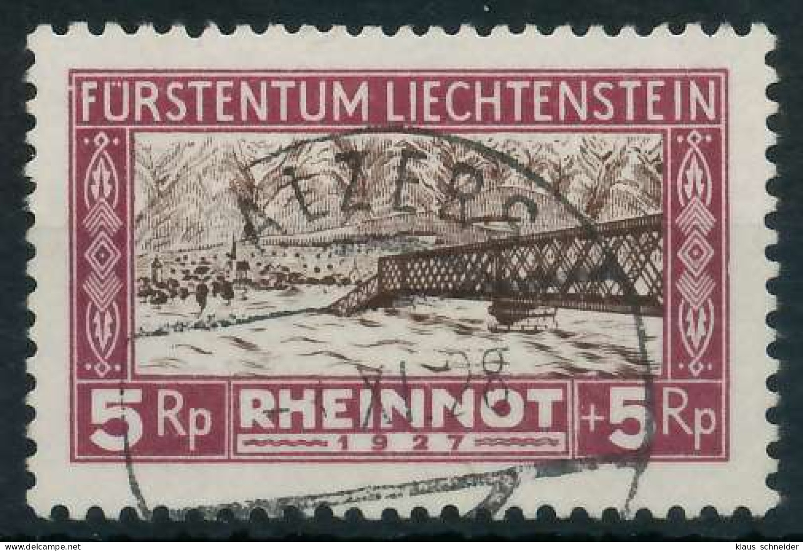 LIECHTENSTEIN 1928 Nr 78 Gestempelt X1E8DC6 - Used Stamps