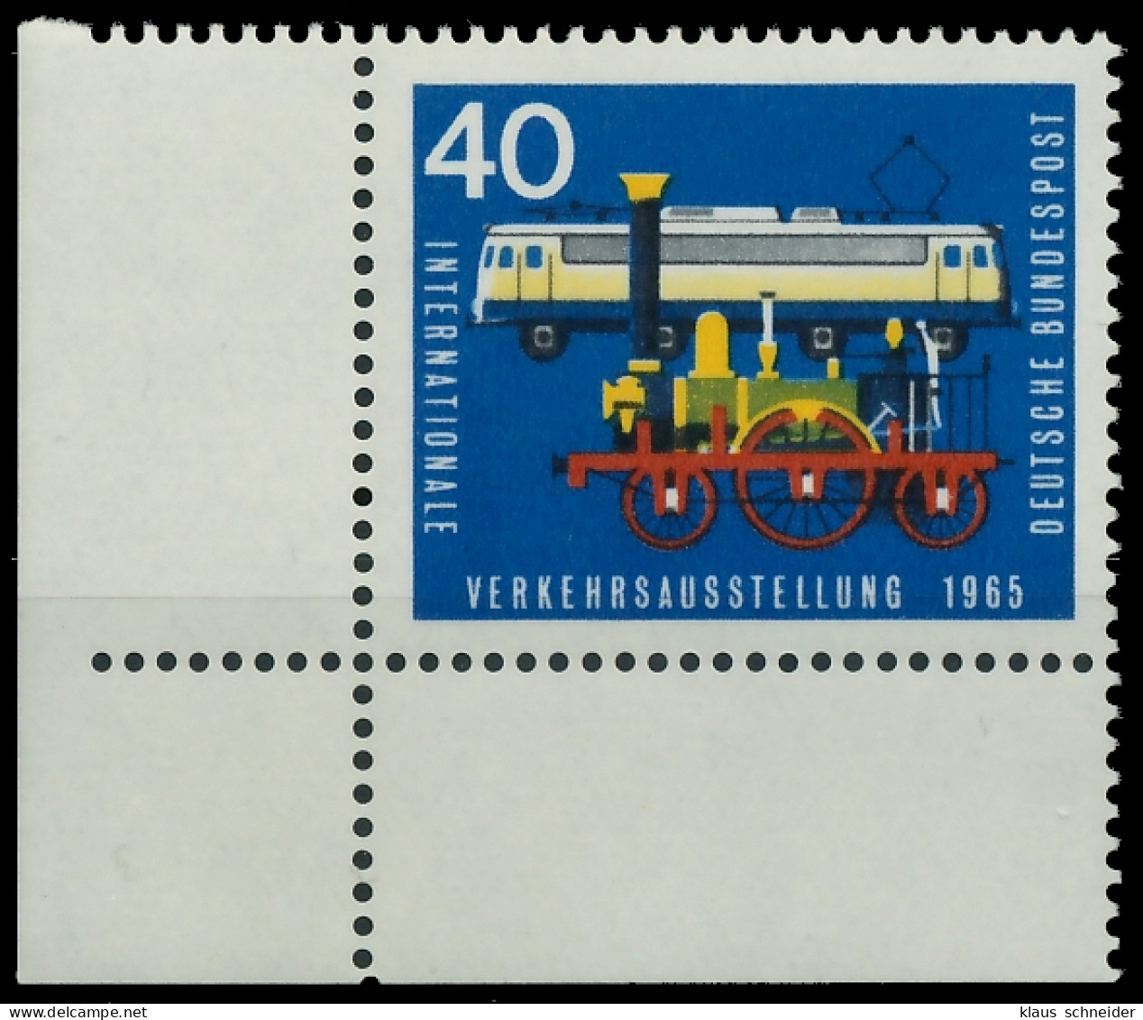 BRD BUND 1965 Nr 472 Postfrisch ECKE-ULI X30809E - Unused Stamps