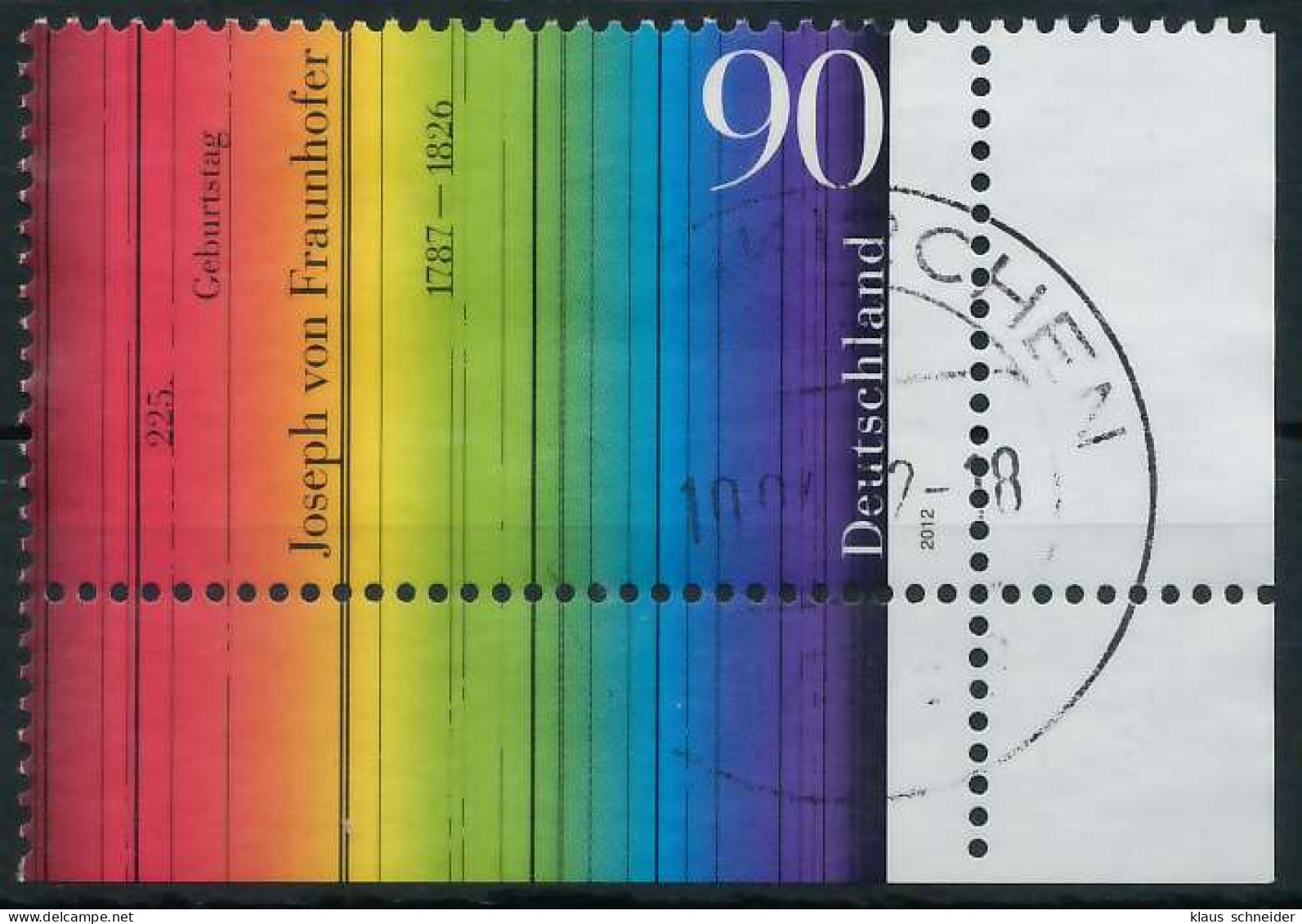 BRD BUND 2012 Nr 2907 Zentrisch Gestempelt ECKE-URE X325D12 - Used Stamps