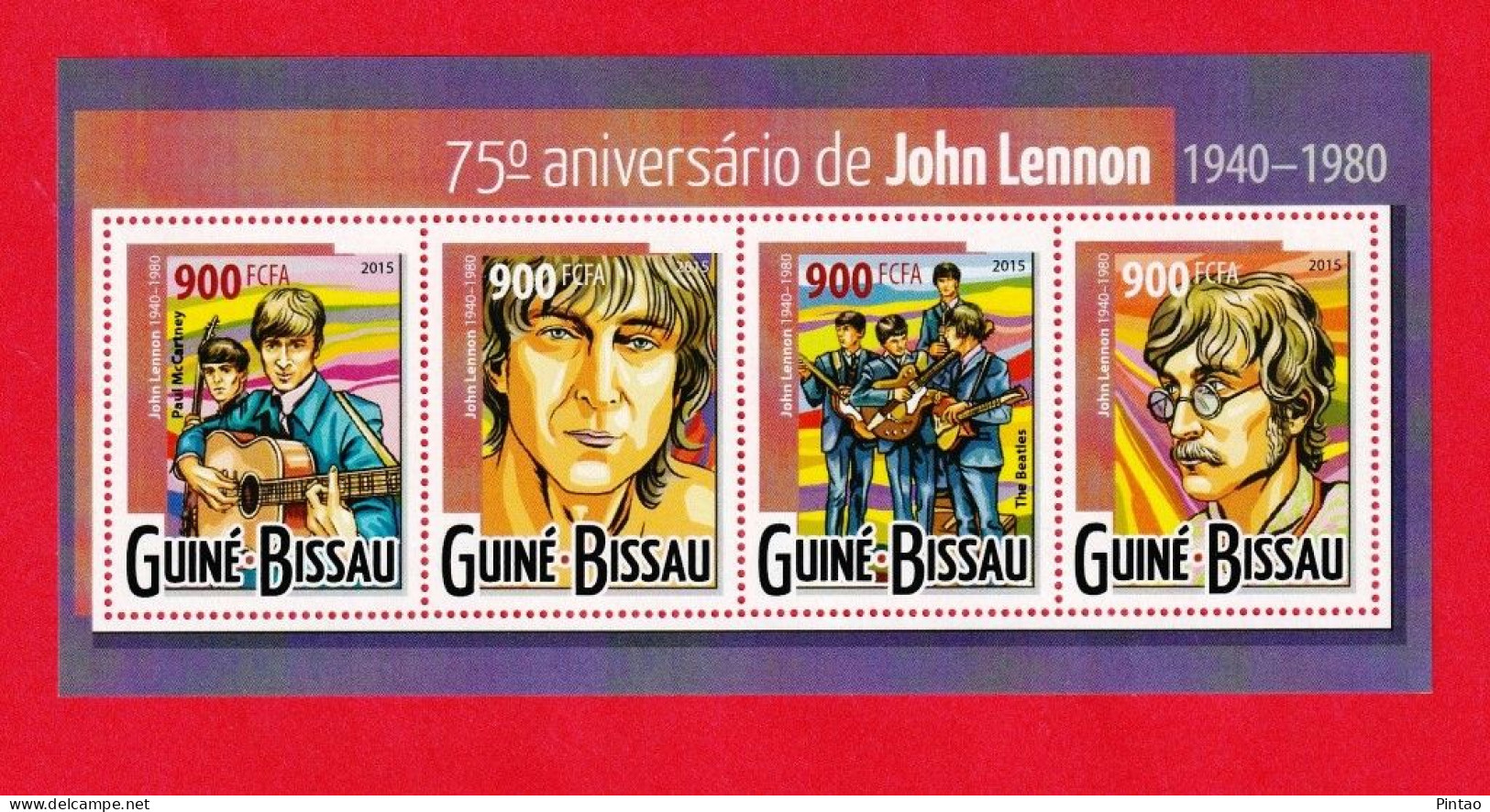 GN545- GUINÉ-BISSAU 2015- MNH_ MÚSICA (JOHN LENNON) - Singers