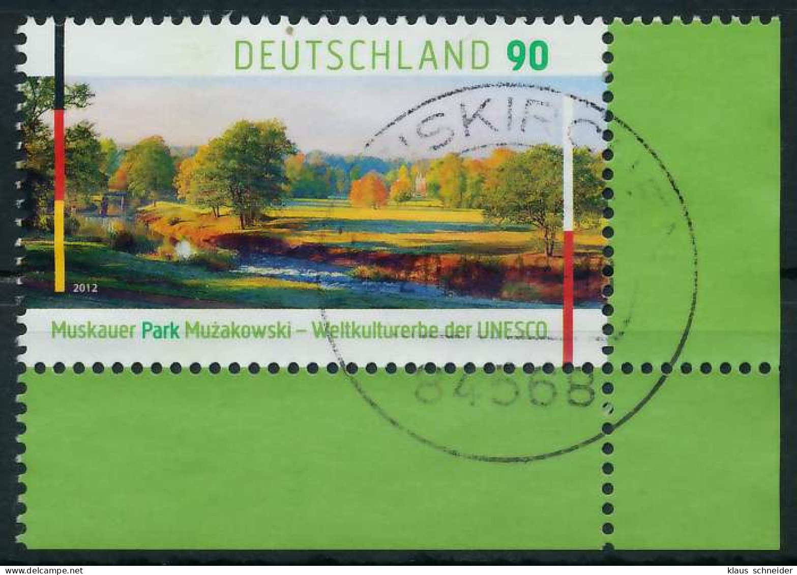BRD BUND 2012 Nr 2944 Zentrisch Gestempelt ECKE-URE X325FB6 - Used Stamps