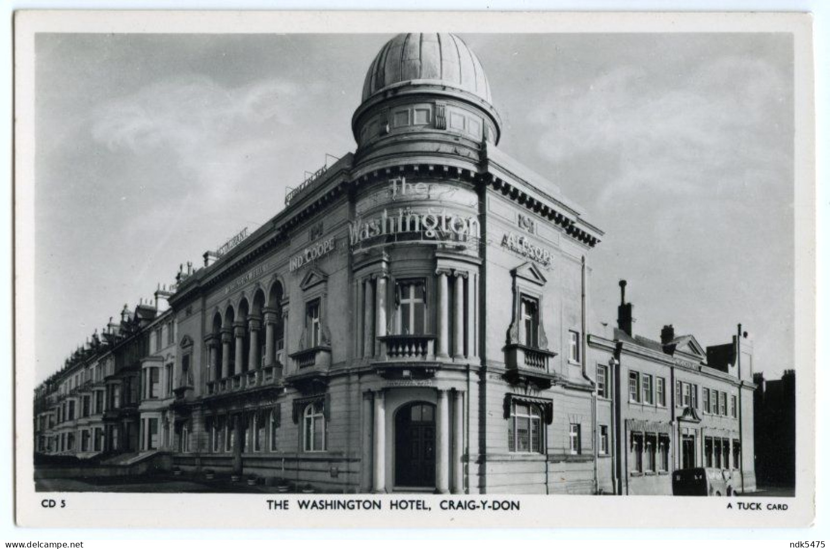 CRAIG Y DON : THE WASHINGTON HOTEL, LLANDUDNO (TUCK'S) - Denbighshire