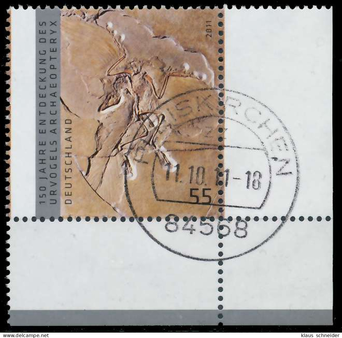 BRD BUND 2011 Nr 2887 Zentrisch Gestempelt ECKE-URE X3261AE - Used Stamps