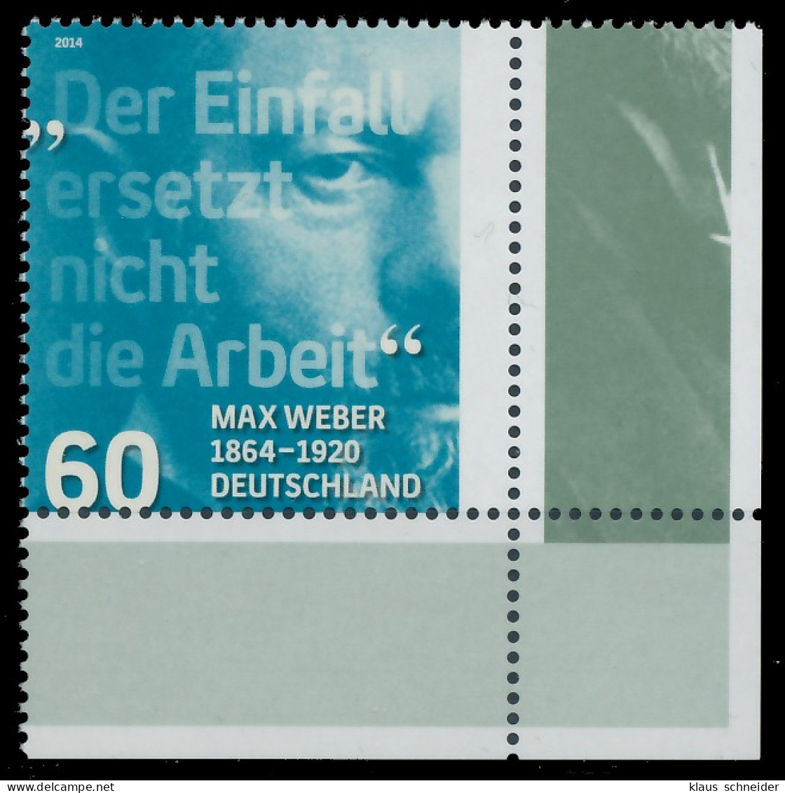BRD BUND 2014 Nr 3071 Postfrisch ECKE-URE X33B192 - Unused Stamps
