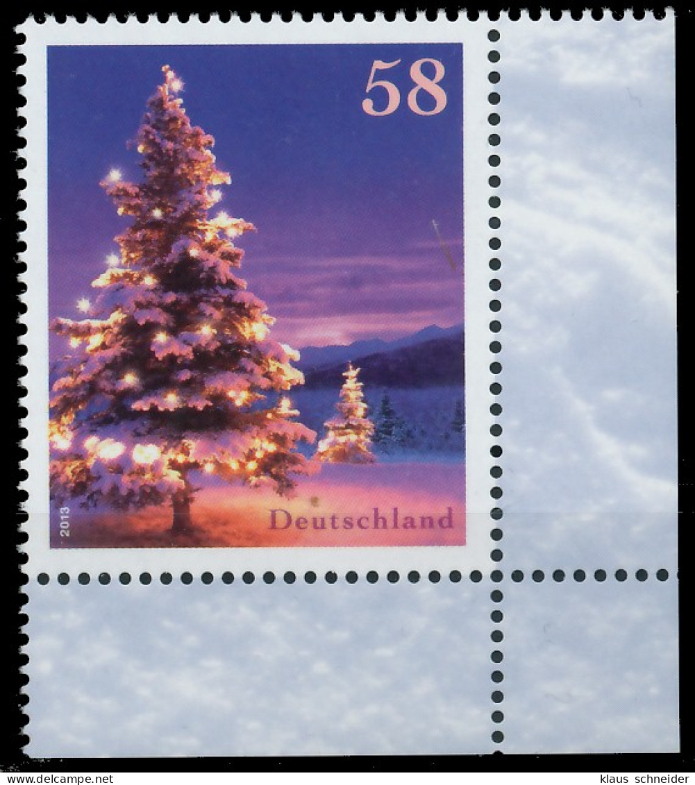 BRD BUND 2013 Nr 3039 Postfrisch ECKE-URE X33B372 - Unused Stamps