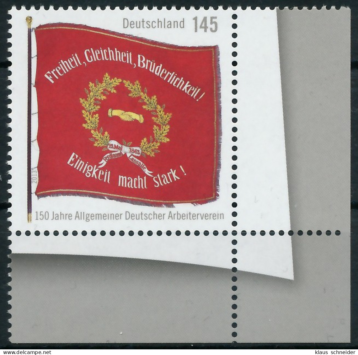 BRD BUND 2013 Nr 2997 Postfrisch ECKE-URE X33B546 - Unused Stamps