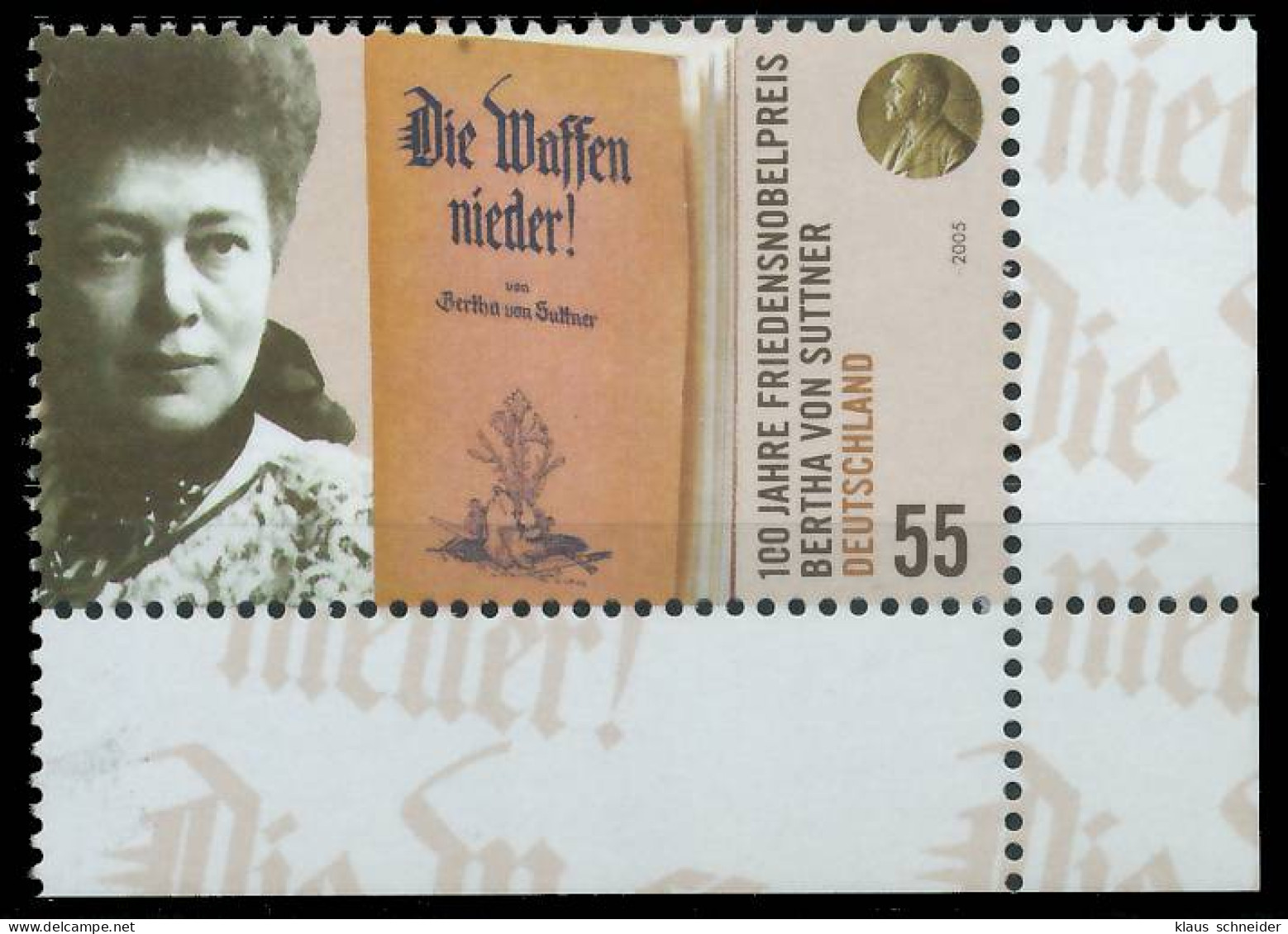 BRD BUND 2005 Nr 2495 Postfrisch ECKE-URE X33B736 - Unused Stamps