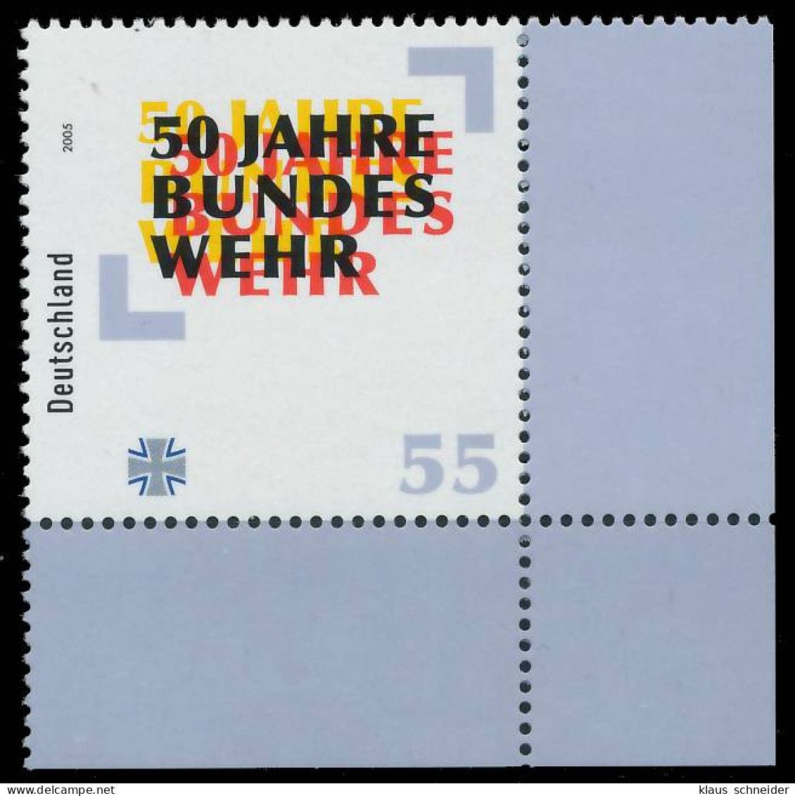 BRD BUND 2005 Nr 2497 Postfrisch ECKE-URE X33B74A - Unused Stamps