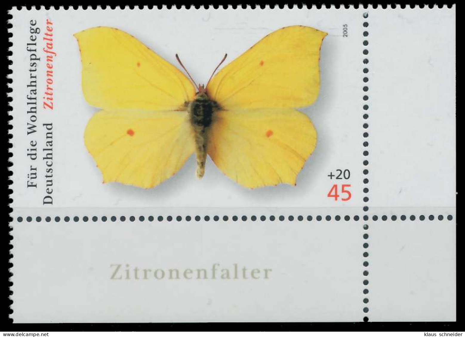 BRD BUND 2005 Nr 2500 Postfrisch ECKE-URE X33B78A - Unused Stamps