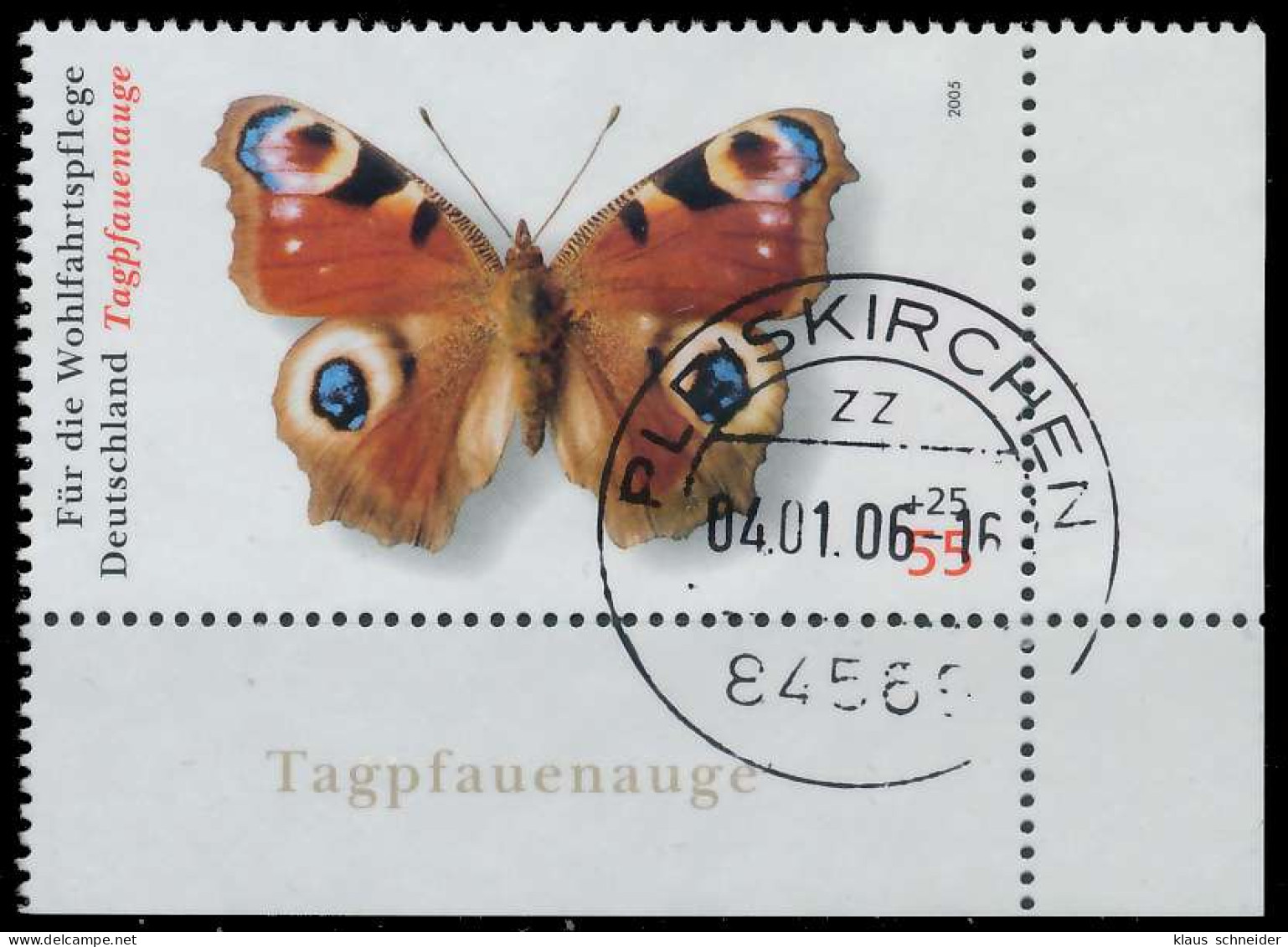 BRD BUND 2005 Nr 2502 Zentrisch Gestempelt ECKE-URE X33B7B6 - Used Stamps