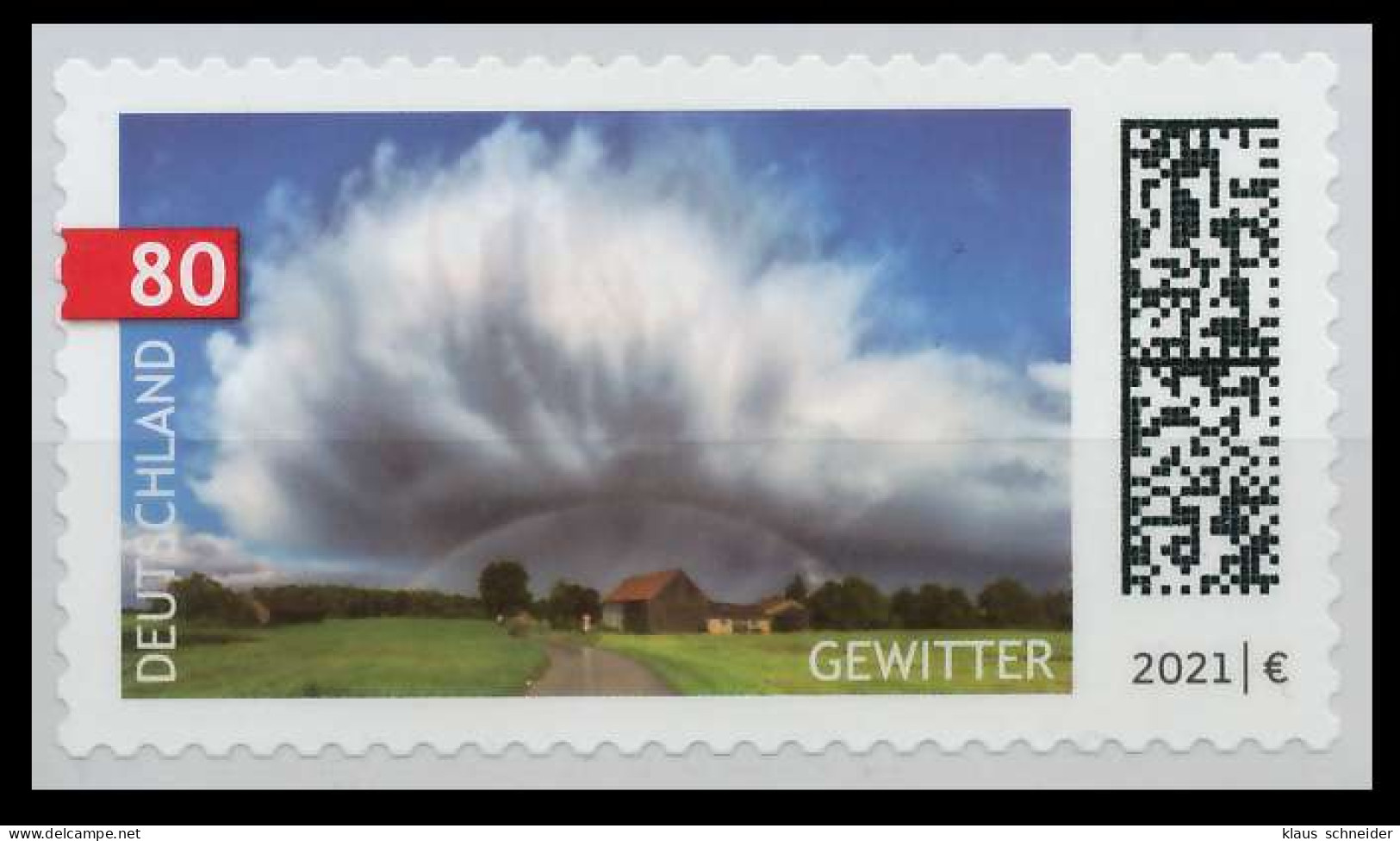 BRD BUND 2021 Nr 3617FBf Postfrisch S134466 - Unused Stamps