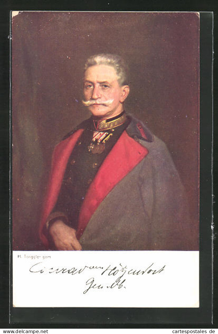 Künstler-AK Rotes Kreuz Nr. 340: Generalstabschef Conrad Von Hötzendorf  - War 1914-18