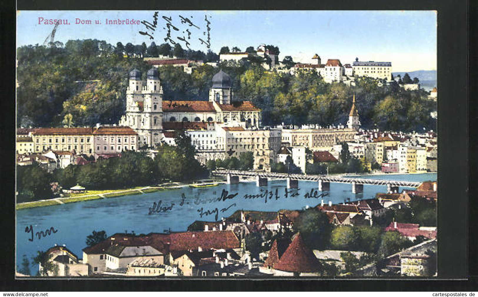 AK Passau, Dom U. Innbrücke  - Passau