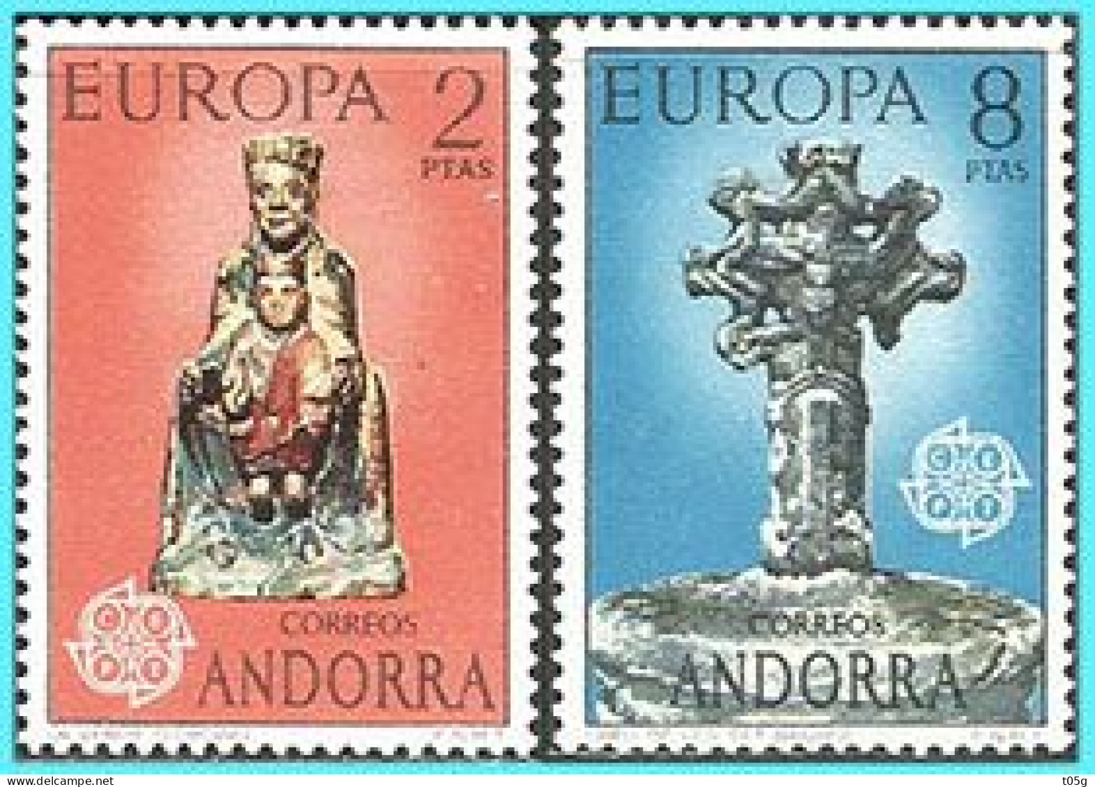 SPANISH ANDORA - EUROPA CEPT:  Compl Set MNH** - Ungebraucht