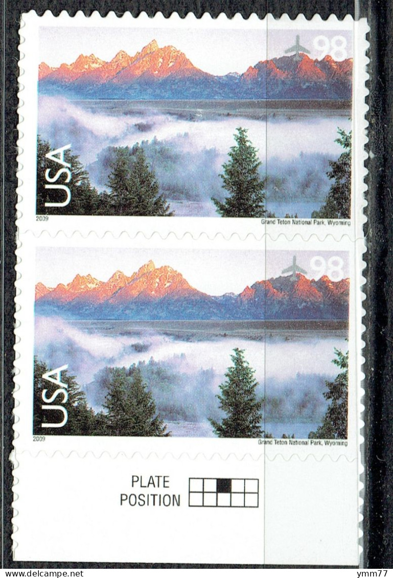 Série Courante : Grand Teton National Park, Wyoming Autoadhésif (paire Horizontale) - 3b. 1961-... Unused
