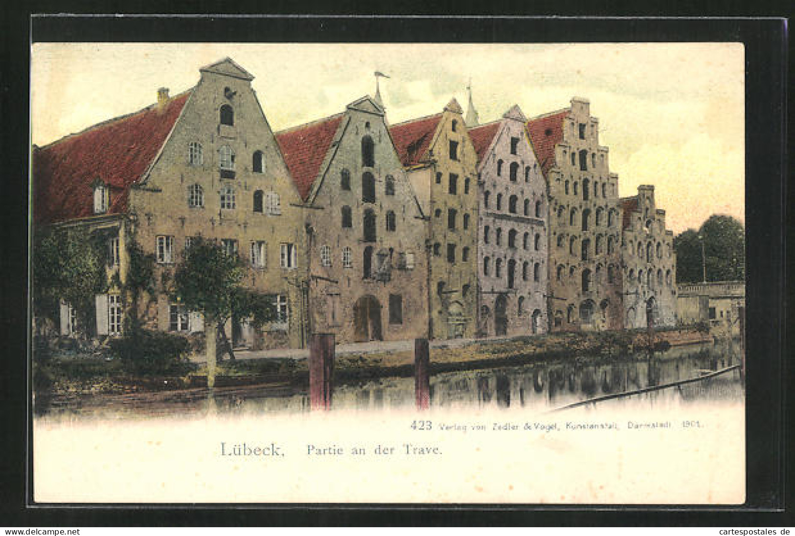 AK Lübeck, Partie An Der Trave  - Luebeck