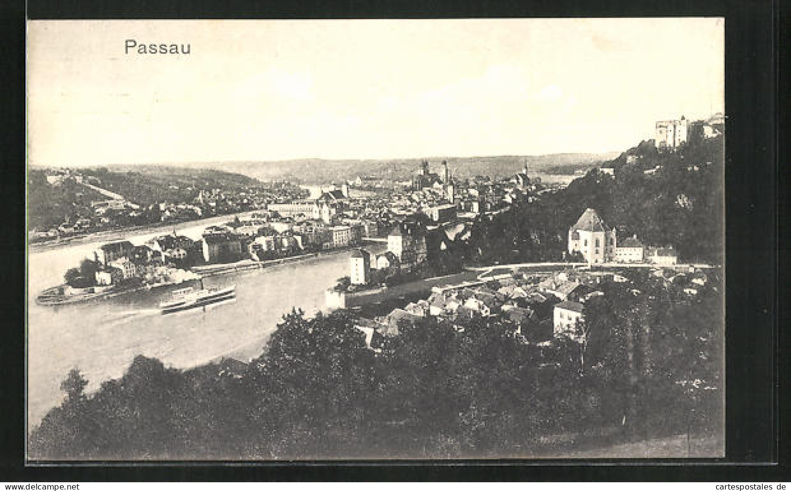 AK Passau, Teilansicht  - Passau