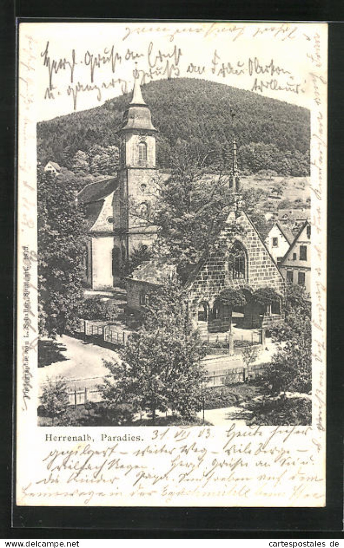 AK Herrenalb, Paradies Des Klosters  - Bad Herrenalb
