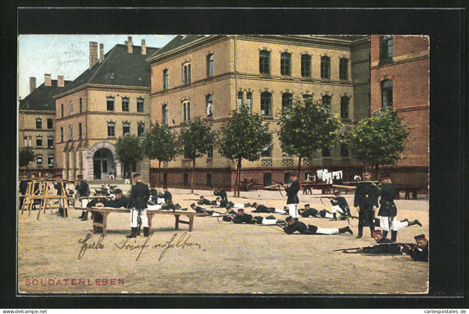 AK Soldatenleben In Der Kaserne, Infanterie  - War 1914-18