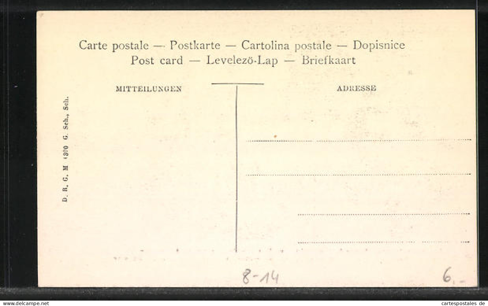 AK Deutsch-Französische Grenze Auf Der Strasse Von Gérardmer Nach Münster  - Douane