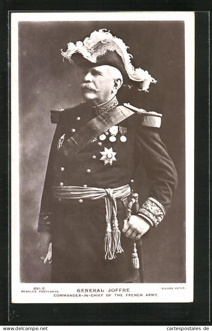 AK Heerführer, General Joffre, Commander-in-Chief Of The French Army  - War 1914-18