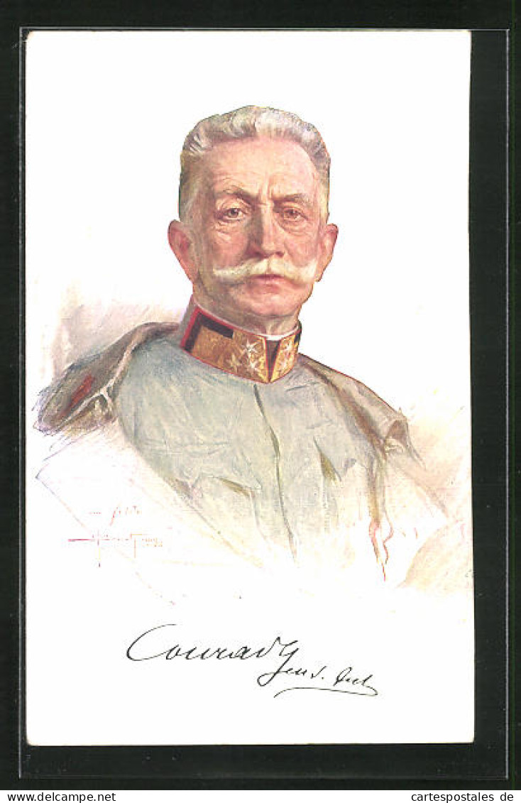 Künstler-AK Heerführer Conrad Von Hötzendorf  - Guerre 1914-18