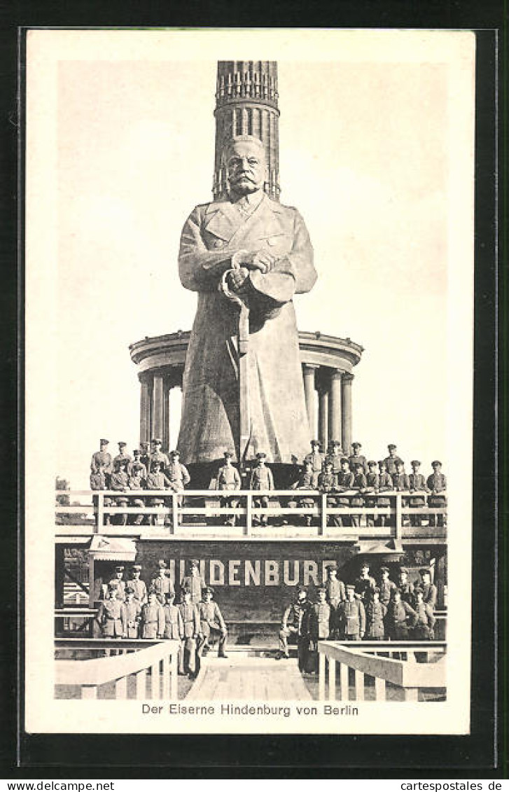 AK Kriegshilfe, Der Eiserne Hindenburg Von Berlin  - Guerre 1914-18