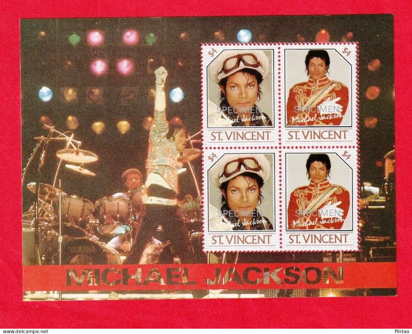 WW14485- S. VICENTE - MNH_ MÚSICA_ MICHAEL JACKSON - Chanteurs