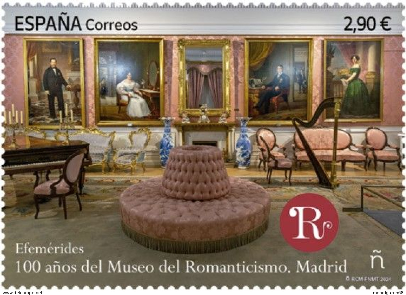 ESPAGNE SPANIEN SPAIN ESPAÑA 2024 100 YEARS MUSEUM OF ROMANTICISM MADRID MNH ED 5748 - Neufs