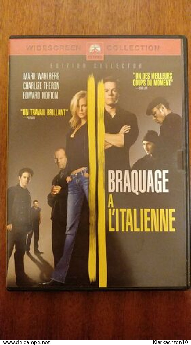 DVD - Braquage A L'italienne (Mark Wahlberg) - Autres & Non Classés