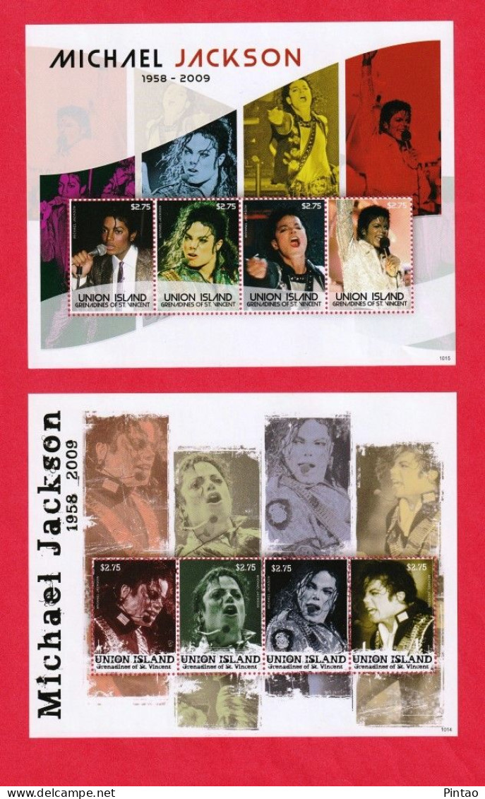 WW14488- UNION ISLAND (S. VICENTE) 2009- MNH_ MÚSICA_ MICHAEL JACKSON - Singers