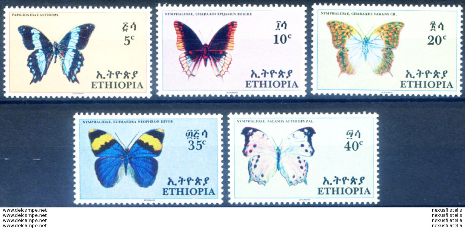 Fauna. Farfalle 1967. - Ethiopie